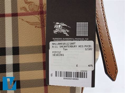 burberry check codes